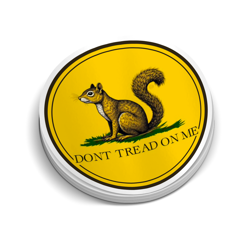 Squirrel DTOM | Funny Tumbler Stickers