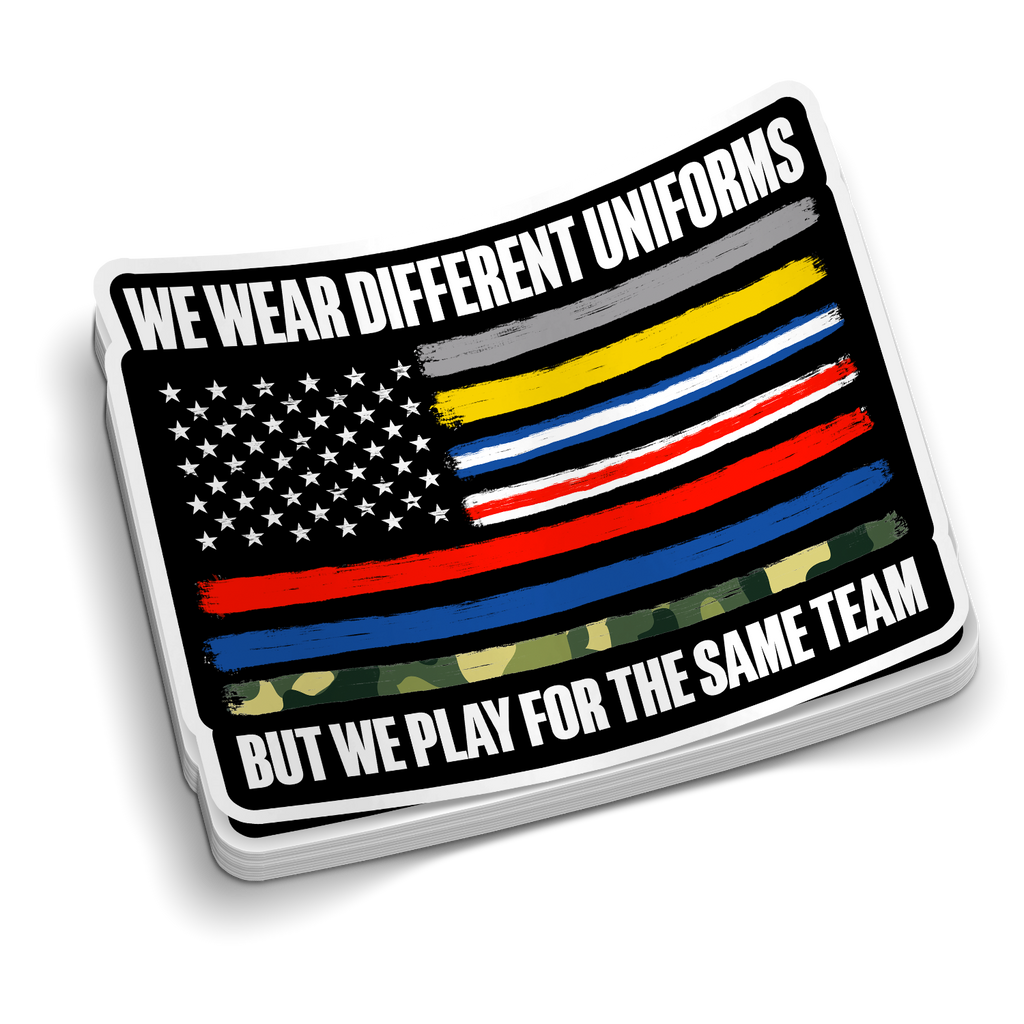 Different Uniforms | Funny Tumbler Stickers