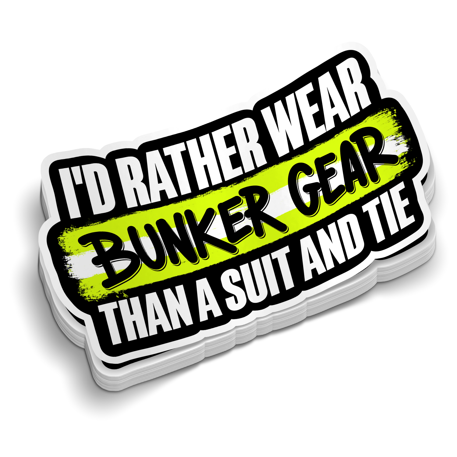 Bunker Gear | Funny Medical Stickers