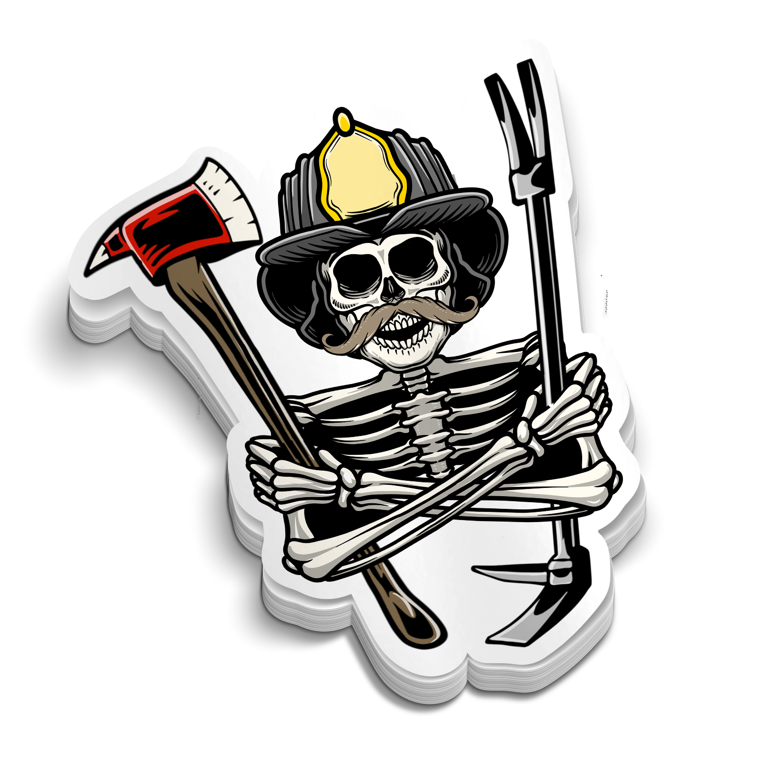 The Tool Man - Cool Firefighting Stickers