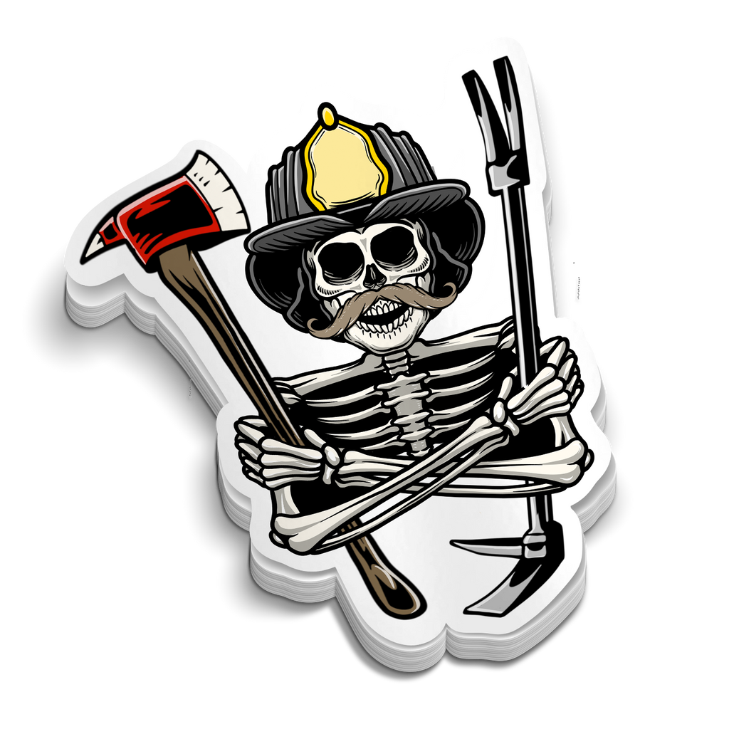 The Tool Man - Cool Firefighting Stickers