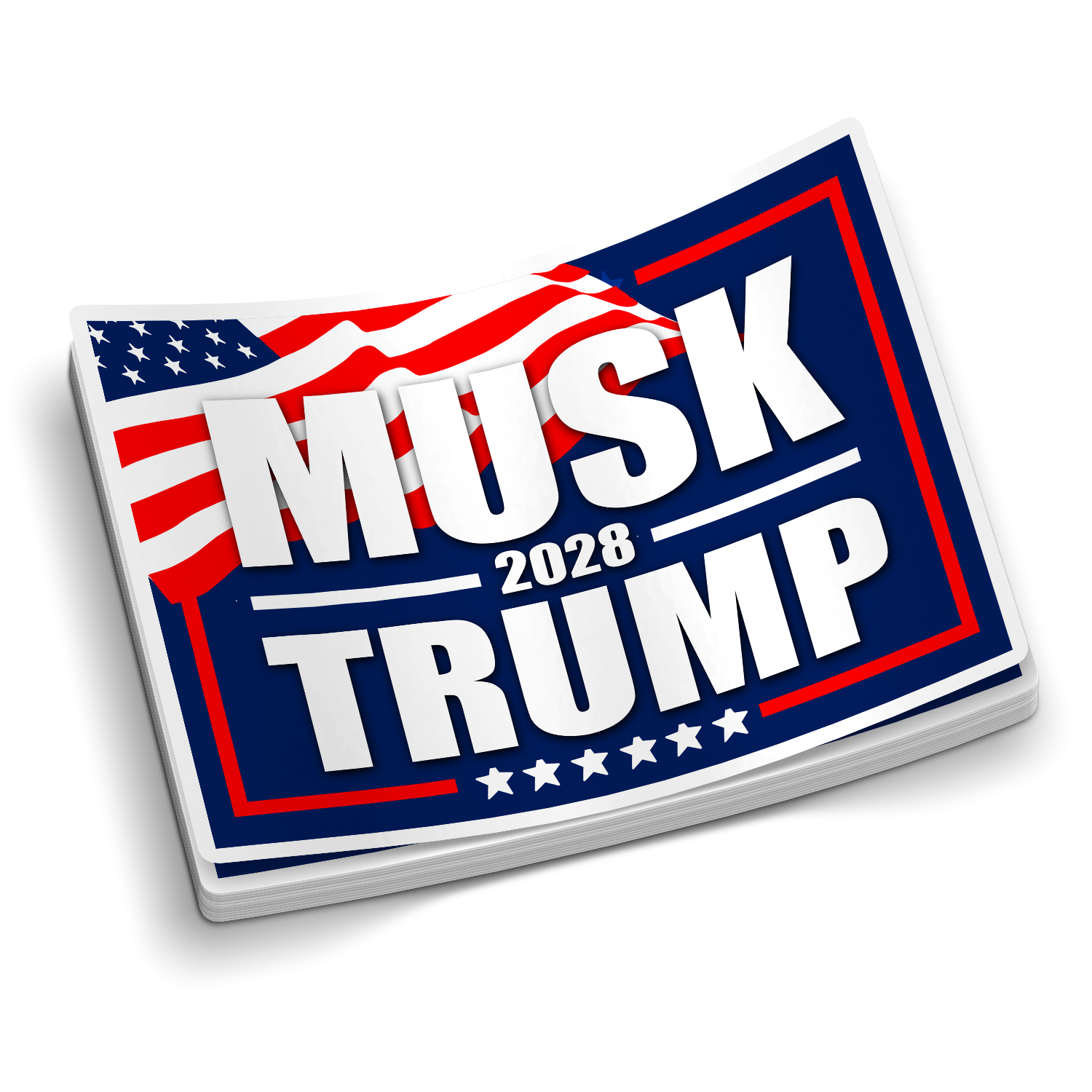 Musk 2028 - Funny Tumbler Stickers