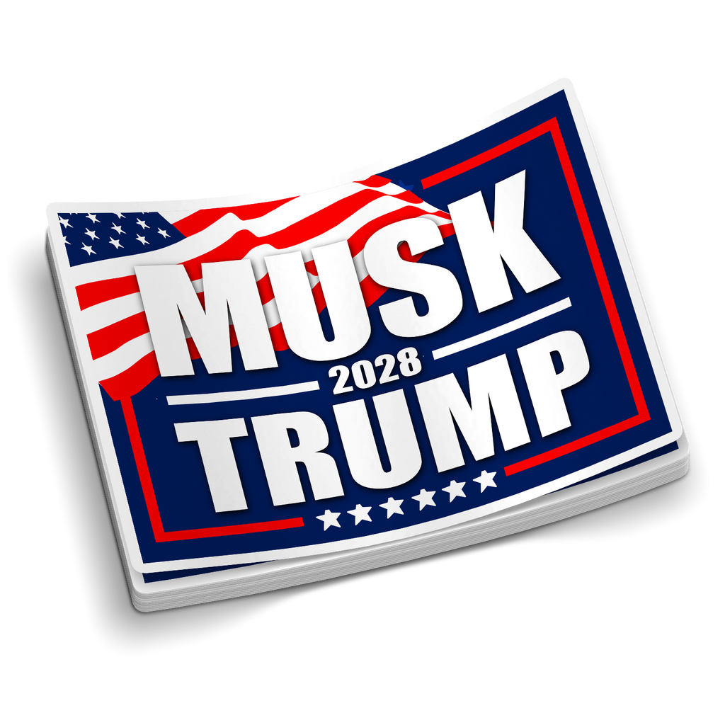 Musk 2028 - Funny Tumbler Stickers