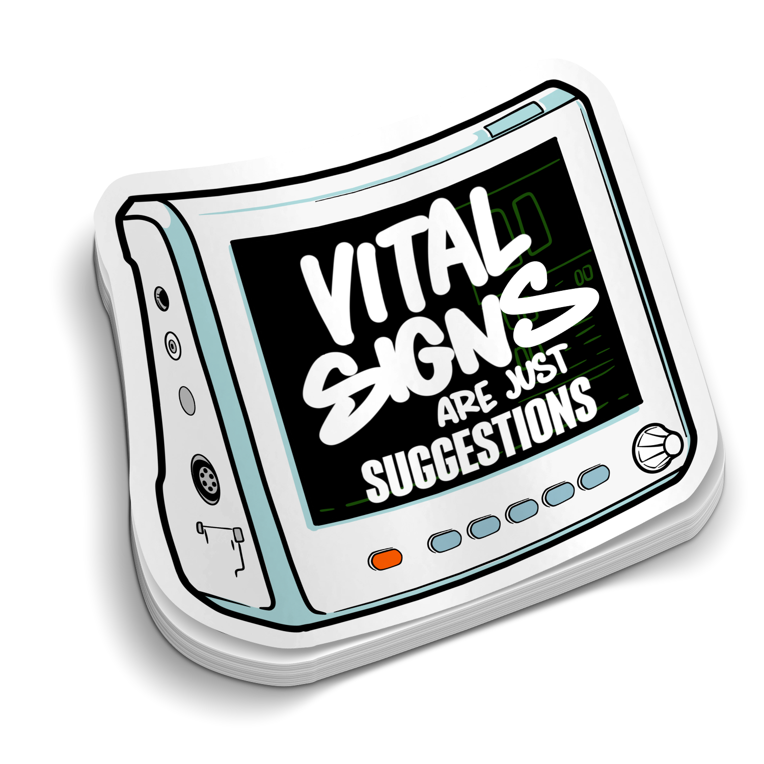 Vital Signs - Funny Medical Stickers