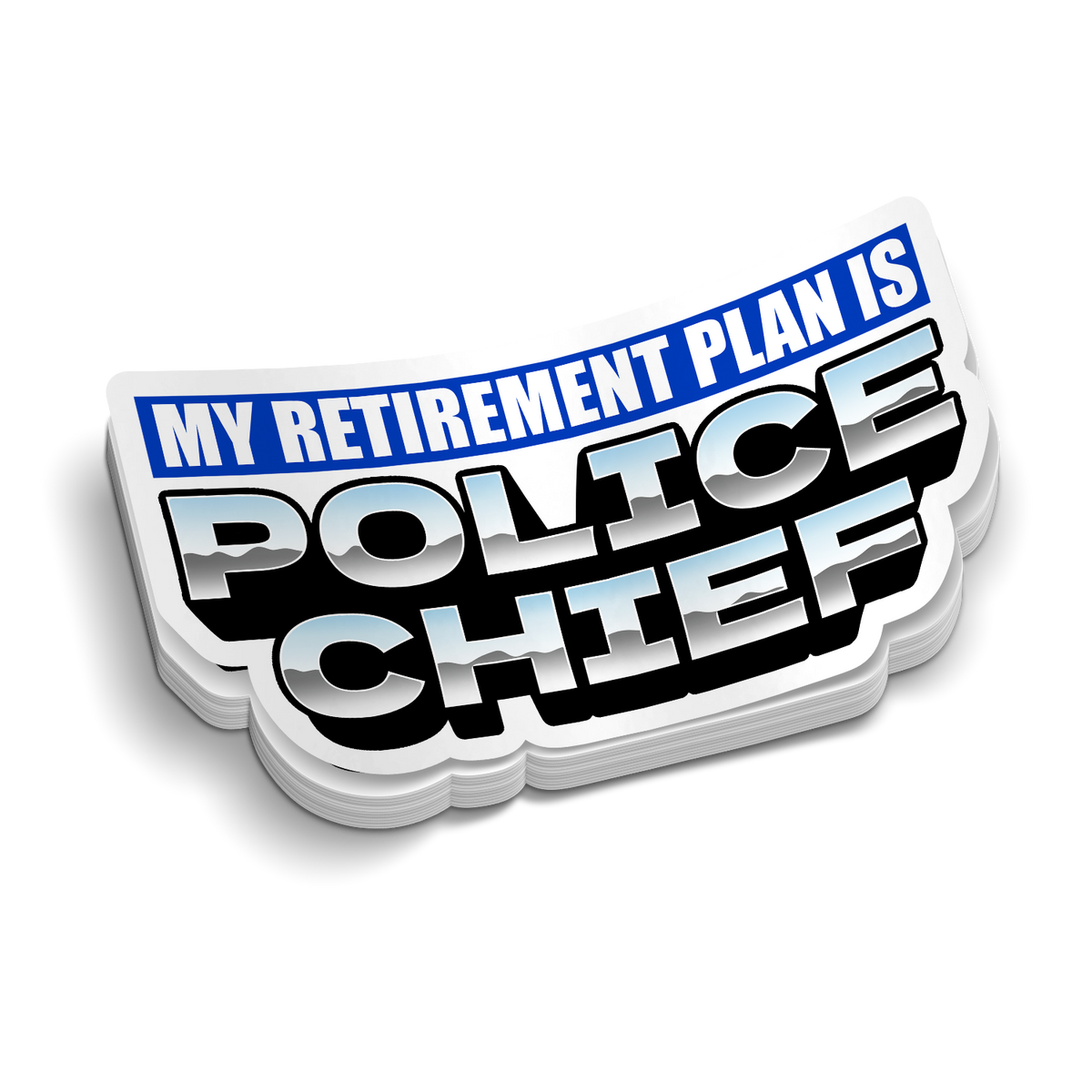 Chief Security Sticker Police Chief - Police Tumbler Stickers