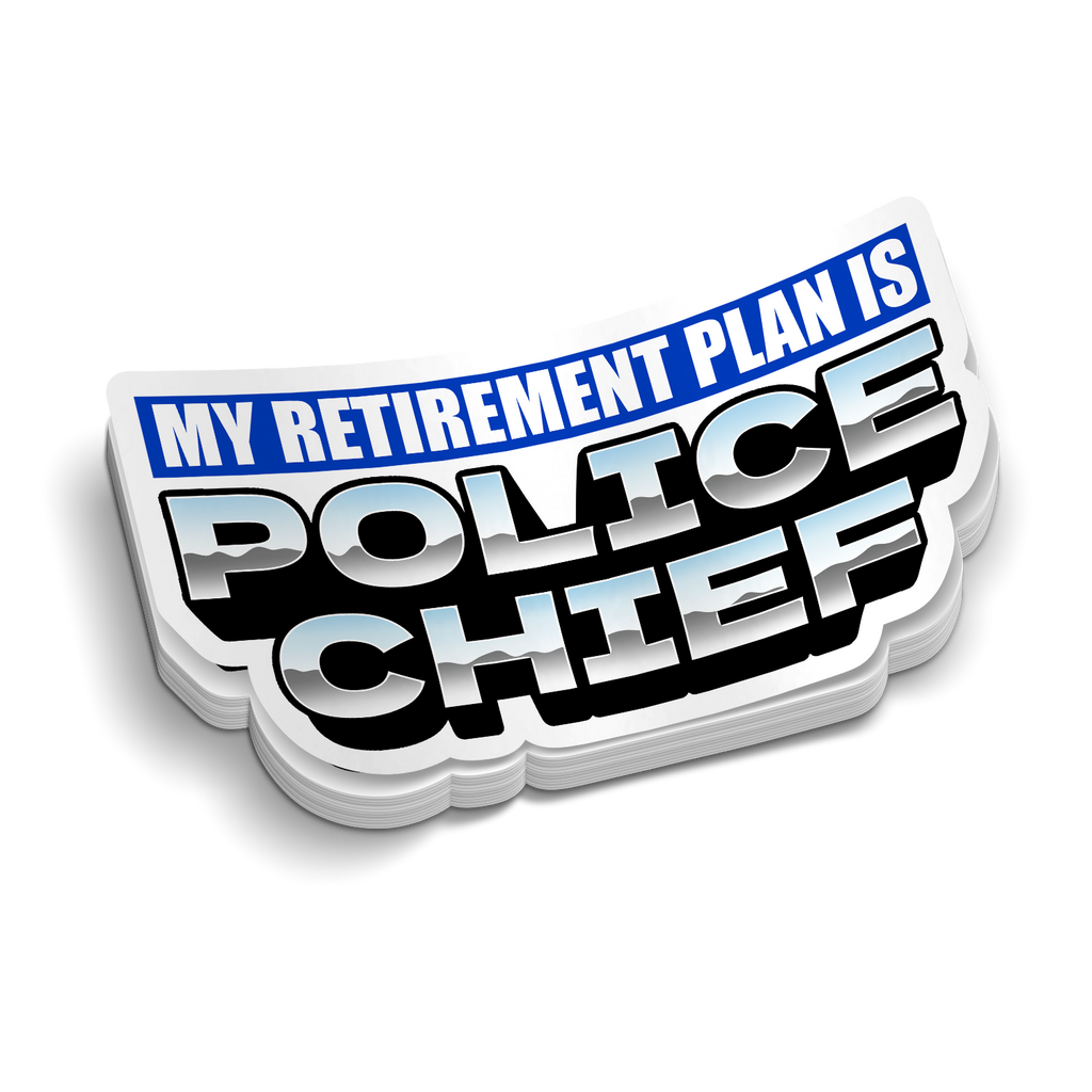 Police Chief - Police Tumbler Stickers