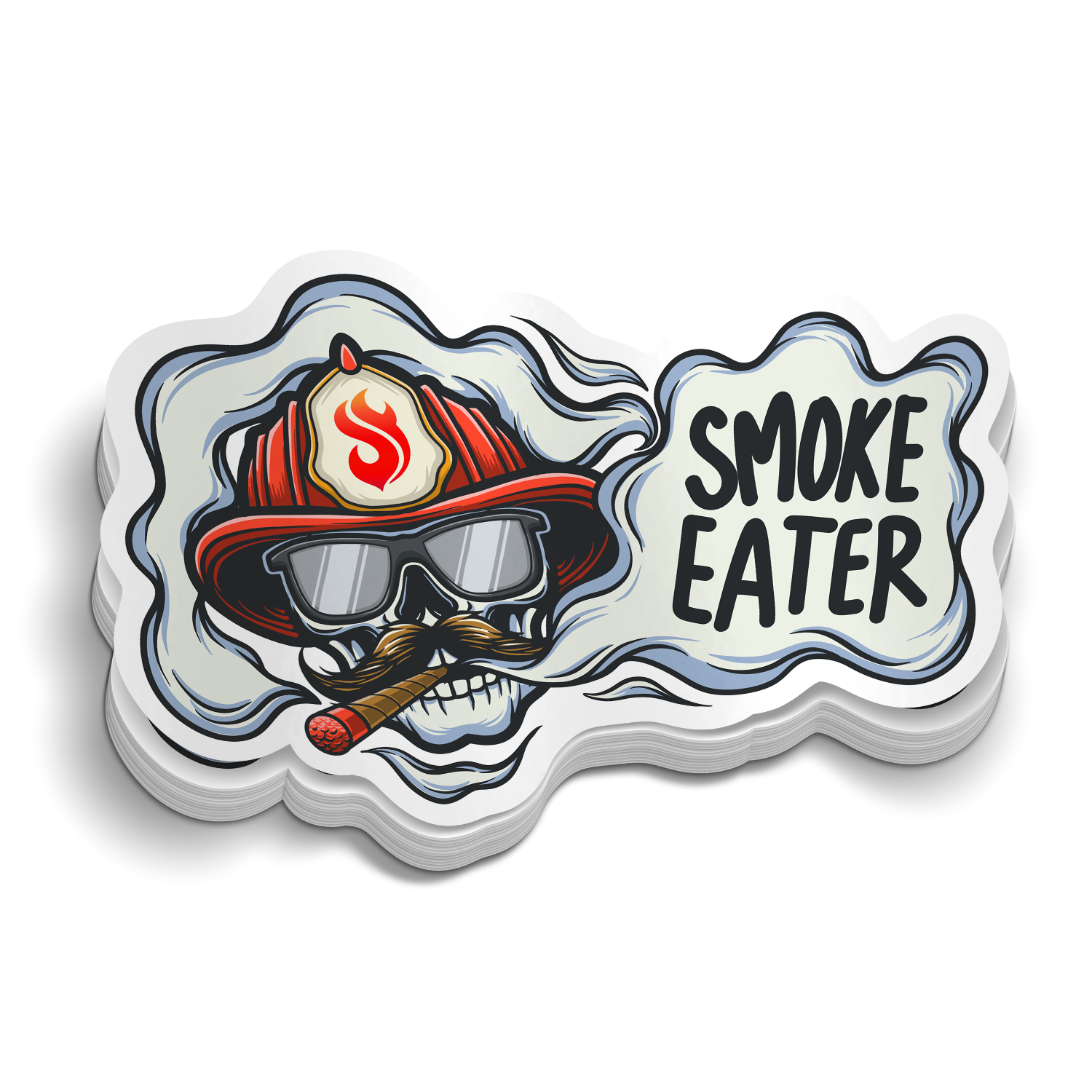 Smoke Eater Sticker