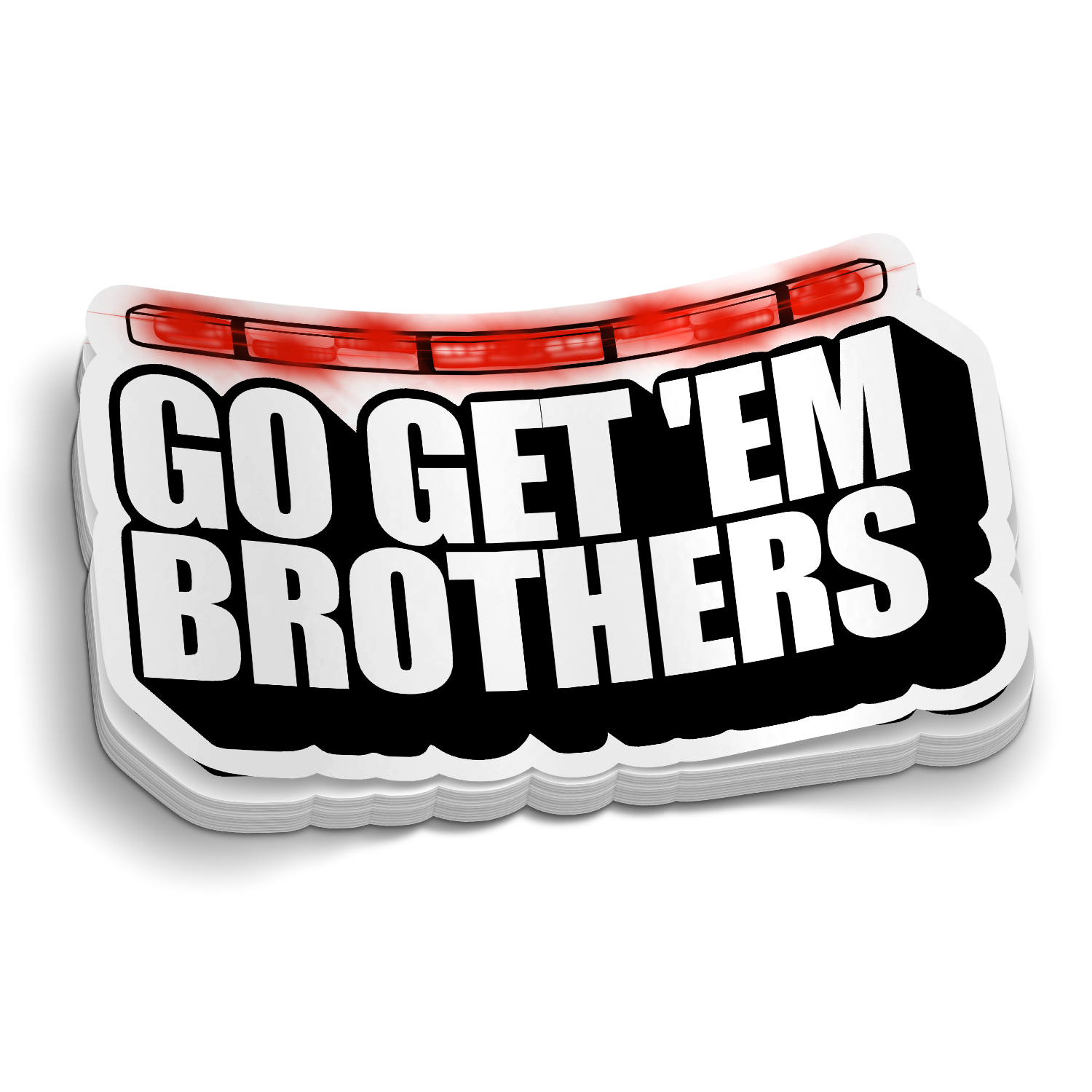 Go Get 'Em Brothers Sticker