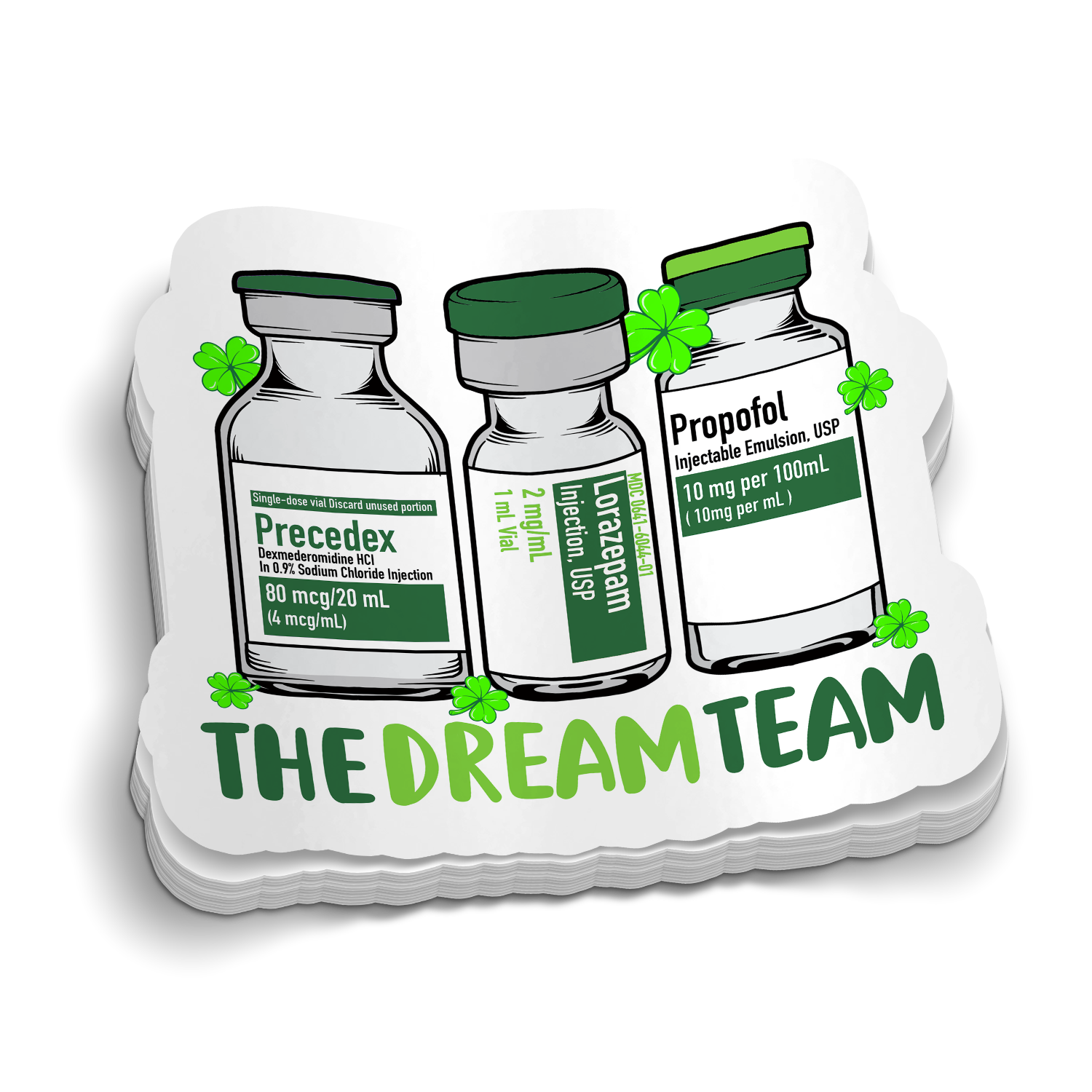 Dream Team - St Patty's Day Sticker