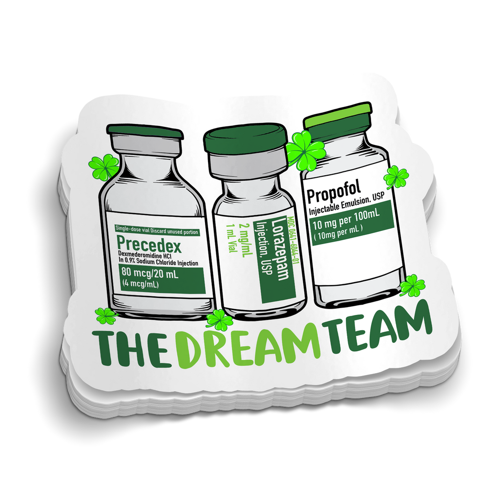Dream Team - St Patty's Day Sticker