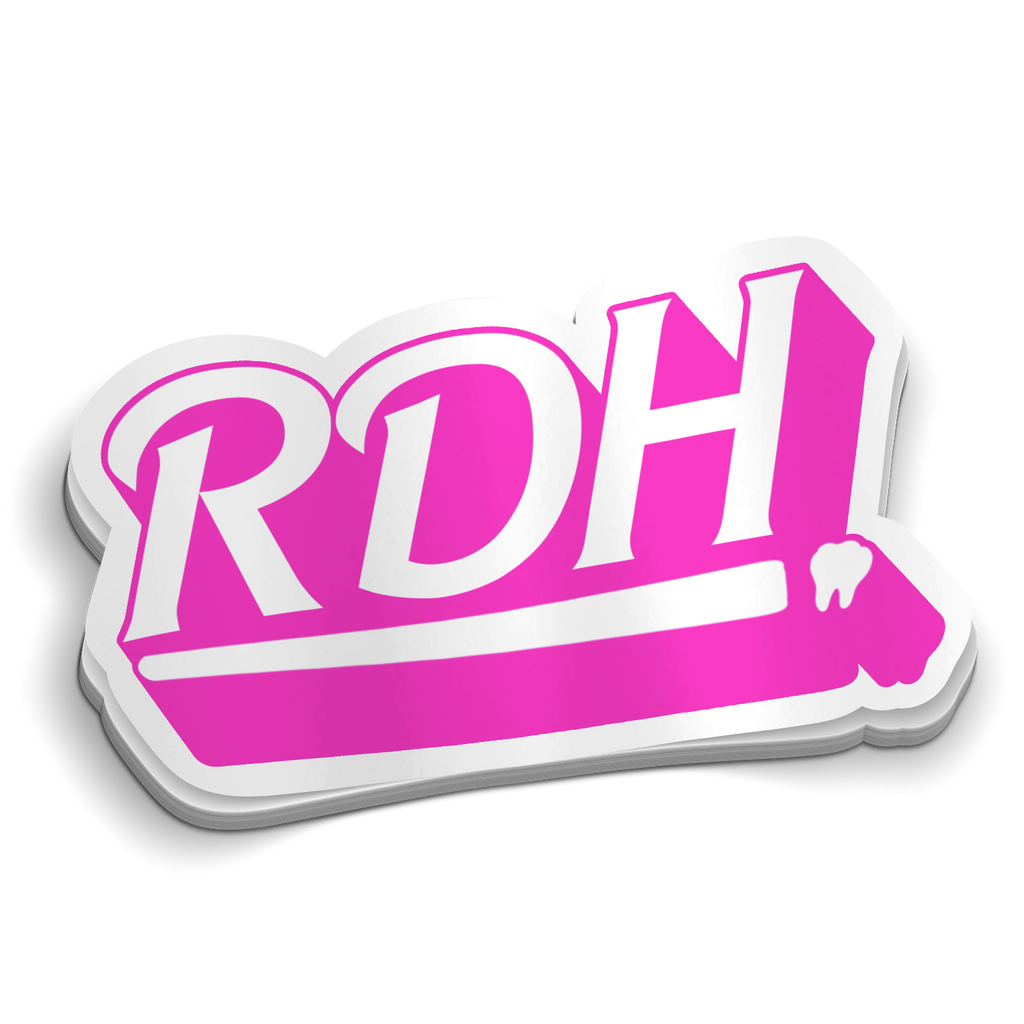 RDH Barbie - Registered Dental Hygienist Sticker